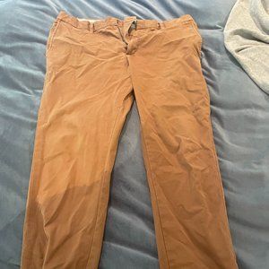 Banana Republic Tan Slim Fit 36x30 Chino Pants